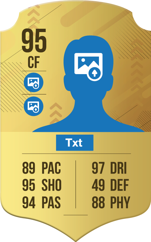 Poster fútbol tarjeta personalizada walkout - TenVinilo