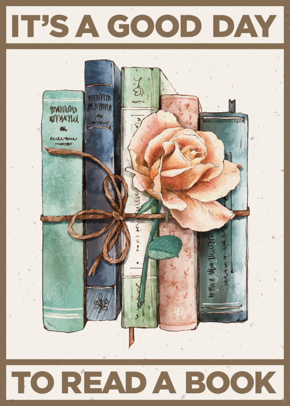 Impresión de cartel de libro vintage - TenVinilo