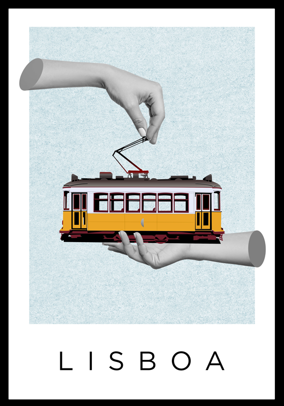 Poster salón collage de lisboa - TenVinilo