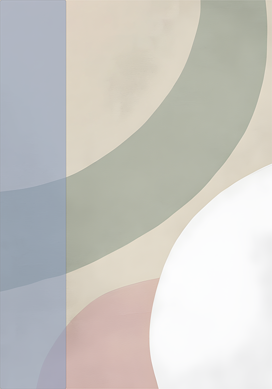 Poster abstracto paleta de color - TenVinilo