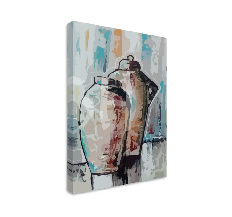 Cuadro bodegones Bodegones turquesa y durado - TenVinilo