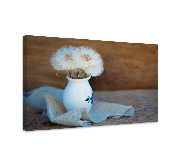 Cuadro comedor Diente de león en maceta - TenVinilo