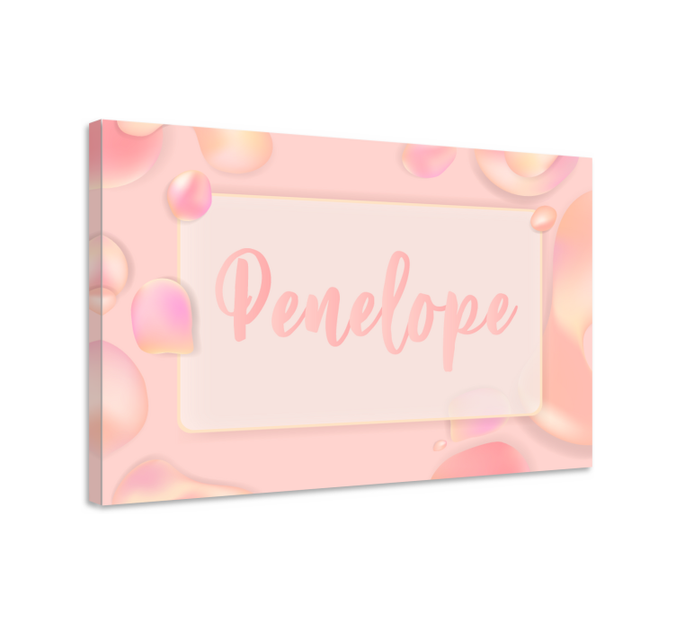 Cuadro personalizable Fluido gradiente femenino - TenVinilo