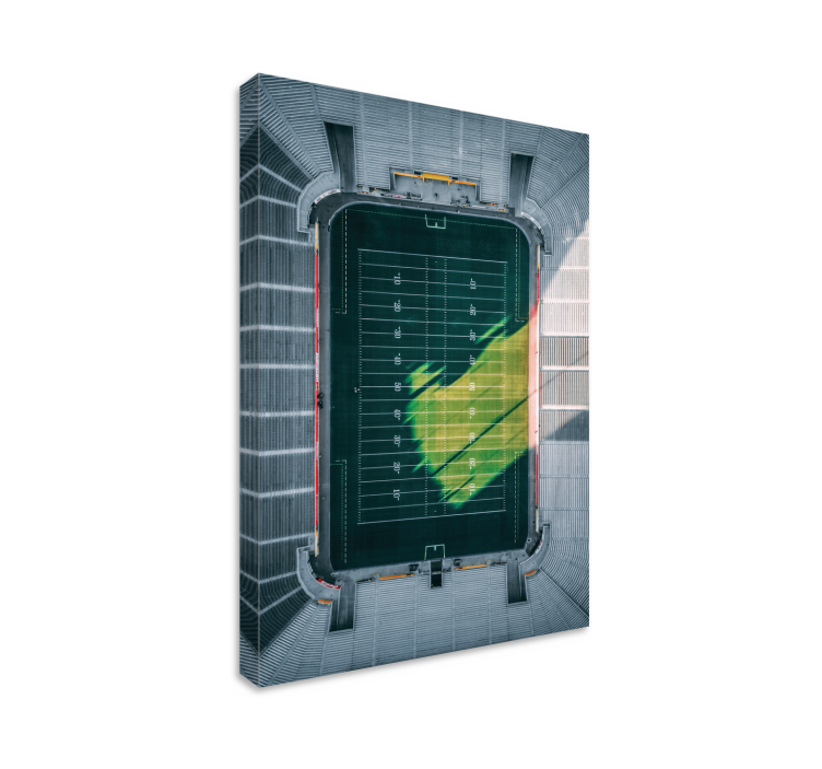 Cuadro deporte vista aérea del estadio - TenVinilo