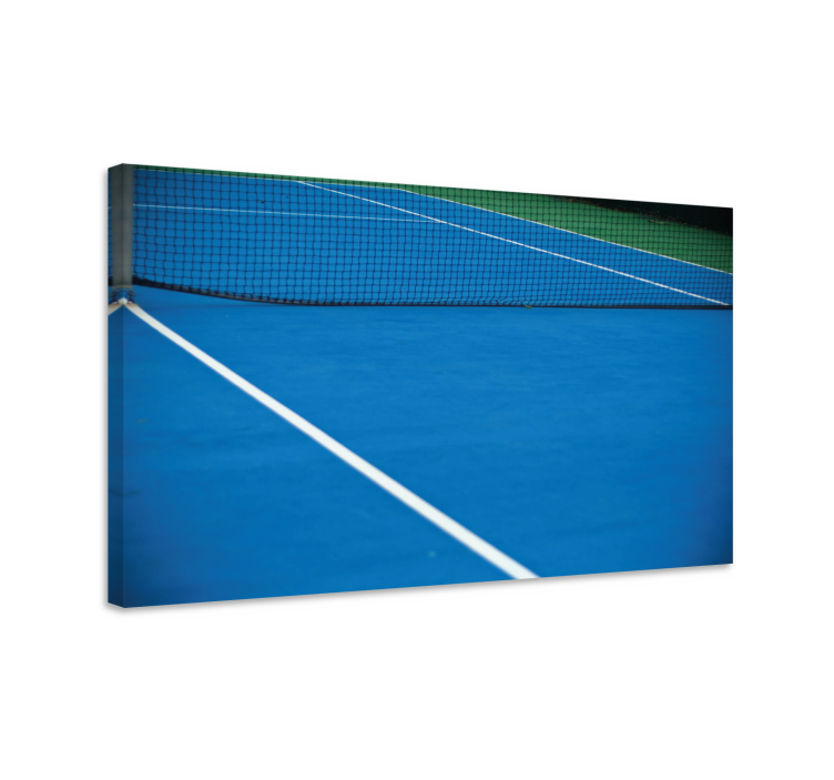 Cuadro deporte marcas de cancha de tenis - TenVinilo