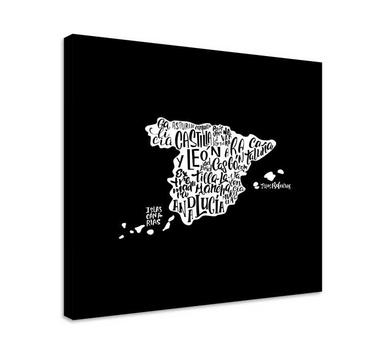 Cuadro ciudades Ciudades españolas - TenVinilo