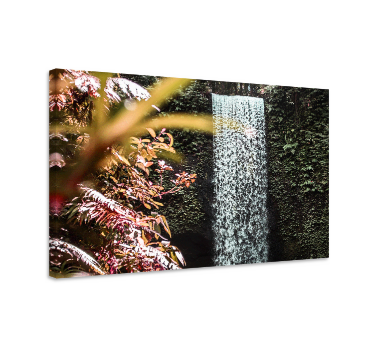 Cuadro paisajes Cascada escondida bali - TenVinilo