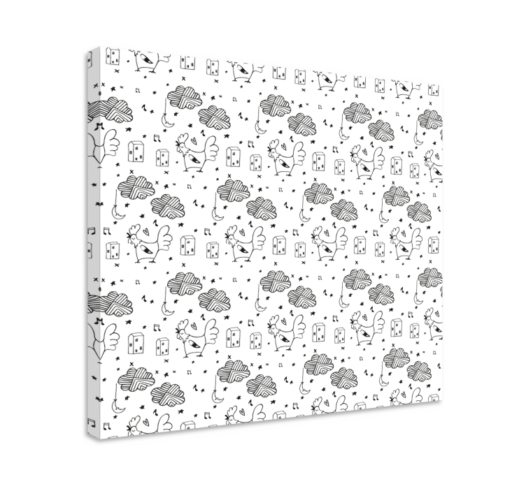 Cuadro animales amigos aves encantadoras - TenVinilo