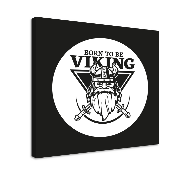Cuadro personajes emblema del guerrero vikingo - TenVinilo