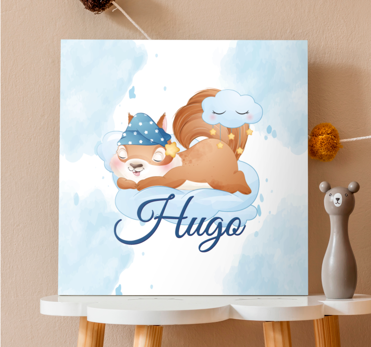 Cortina roller animales soñando lindo - TenVinilo