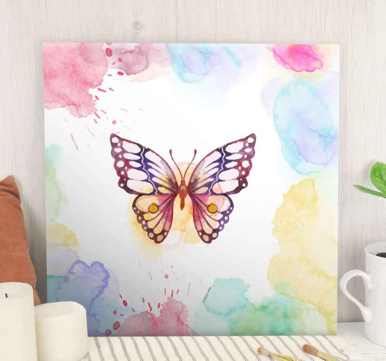 Cuadro mariposas Multicolor artístico - TenVinilo
