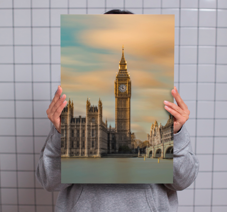 Cuadro ciudades Londres big ben fotografía moderna - TenVinilo