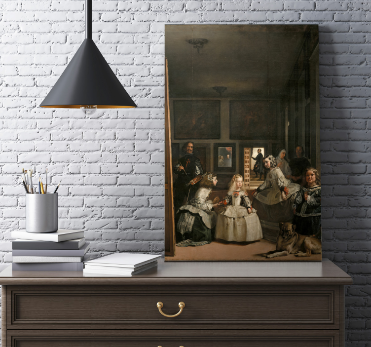 Cuadro artístico las Meninas es una pintura de Diego Velázquez, e - TenVinilo