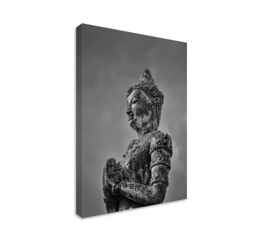 Cuadros buda con fondo gris - TenVinilo