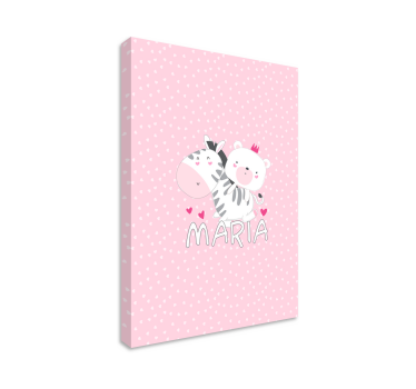 Cuadro para bebés amigos animales lindos - TenVinilo