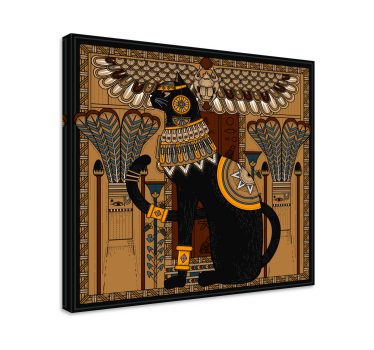 Cuadro gato Gato egipcio - TenVinilo