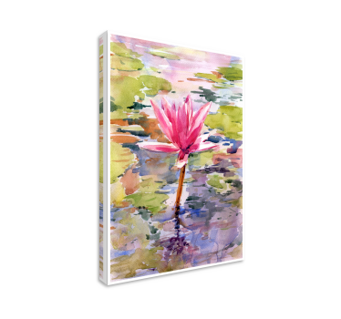 Cuadro cocina Pintura de flores de acuarela abstracta - TenVinilo