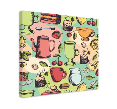 Cuadro cocina Tema de comida - TenVinilo