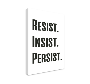 Cuadro oficina Resistir, insistir, persistir - TenVinilo