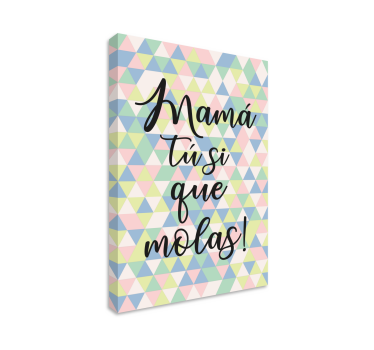 Cuadro día de la madre Mamá genial - TenVinilo