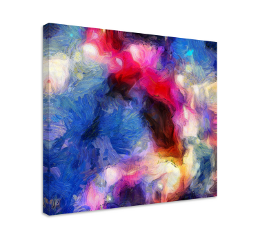 Cuadro artístico Pintura de colores abstractos - TenVinilo