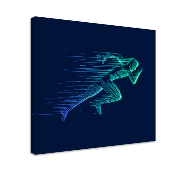 Cuadro artístico Ejecución abstracta - TenVinilo