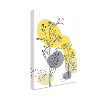 Cuadro estilo nórdico Plantas pantone - TenVinilo