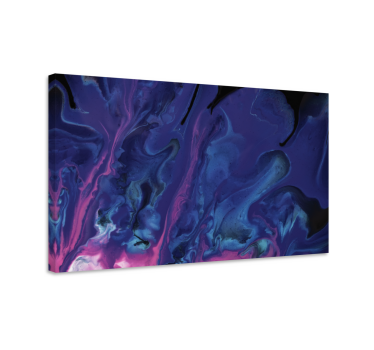 Cuadro decorativo moderno Degradado morado y azul - TenVinilo