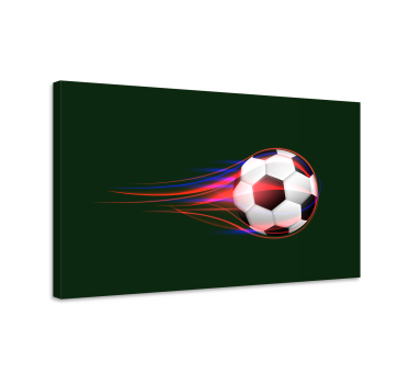Cuadro dormitorio juvenil Fútbol genial - TenVinilo