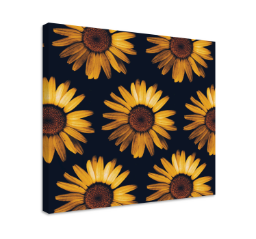 Cuadro flores Girasol amarillo - TenVinilo