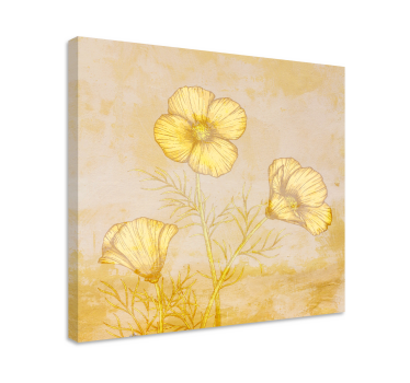 Cuadro flores Majestuosas amapolas naranjas - TenVinilo