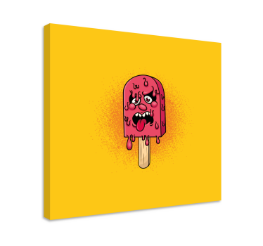 Cuadro decorativo moderno Dibujos animados de graffiti de gota de - TenVinilo
