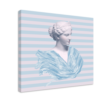 Cuadro artístico busto de figura clásica - TenVinilo