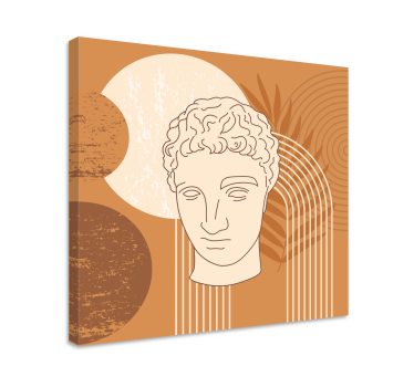 Cuadro artístico Escultura antigua mínima de hermes - TenVinilo