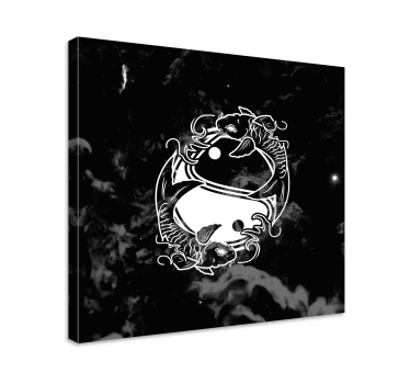 Cuadro ornamental Pescado de equilibrio yin yang - TenVinilo