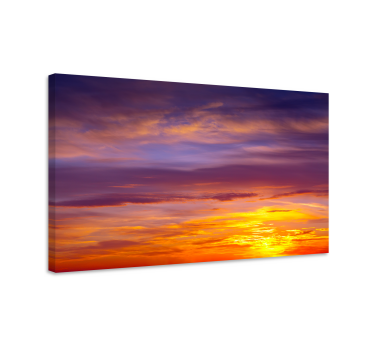 Cuadro de paisaje Colorido atardecer colores estéticos - TenVinilo