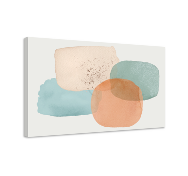 Cuadro para comedor Diseño minimalista de colores tierra - TenVinilo