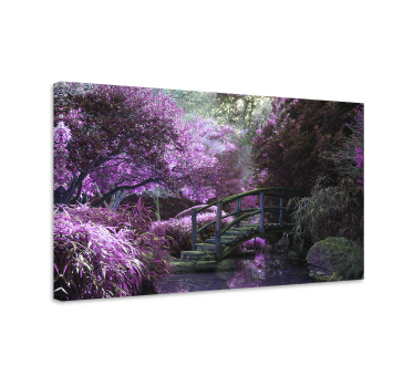 Cuadro de paisaje Vistas pacíficas y mágicas de cottagecore - TenVinilo