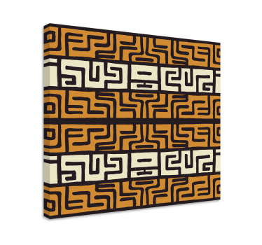 Cuadro en arte Patrón abstracto de estilo africano - TenVinilo