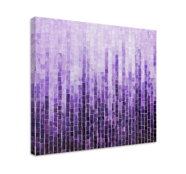 Cuadro artístico Patrón de azulejos efecto ombre - TenVinilo