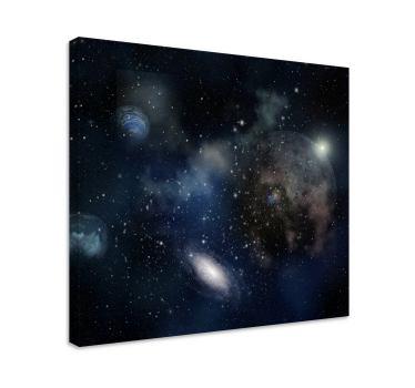 Cuadro de paisaje Hermosa vista del planeta espacial - TenVinilo