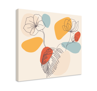 Cuadro salón Botánico decoración - TenVinilo