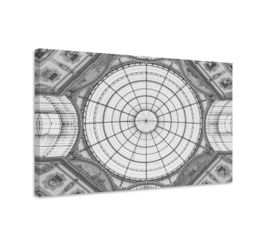 Cuadro en 3d Arquitectura de vidrio vintage - TenVinilo
