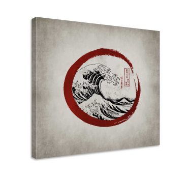 Cuadro artístico La gran ola de kanagawa - TenVinilo