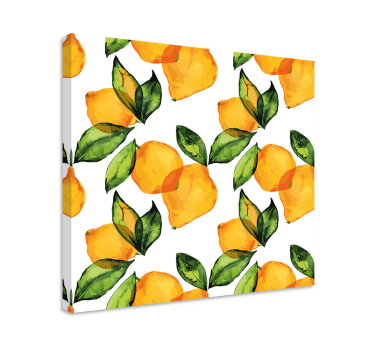 Cuadro flores Limón al estilo mediterráneo - TenVinilo