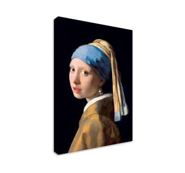 Cuadro artístico la pintura de La Chica con una Perla en la Oreja - TenVinilo
