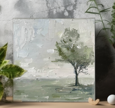 Cuadro de árboles un gran árbol - TenVinilo