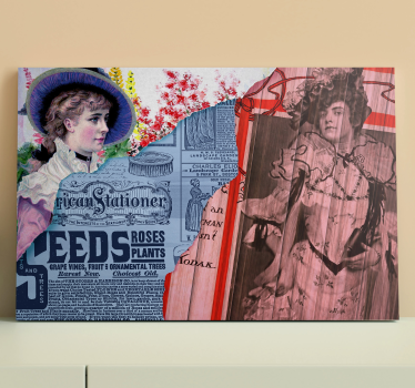 Cuadro artístico Collage retro - TenVinilo
