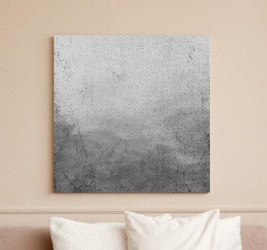 Cuadro artístico Efecto acuarela ombre en gris - TenVinilo