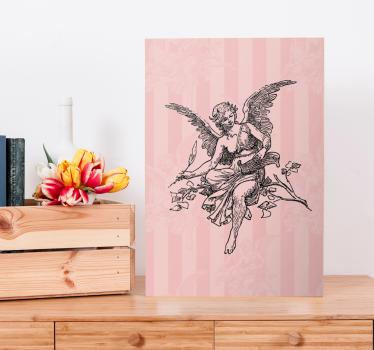 Cuadro artístico figura angelical gracia - TenVinilo